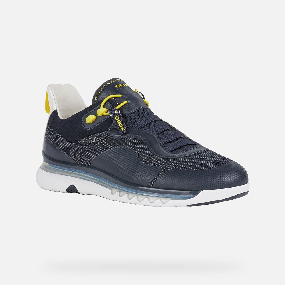 Geox Erkek Spor Ayakkabı Lacivert - Levita - DJR-064931